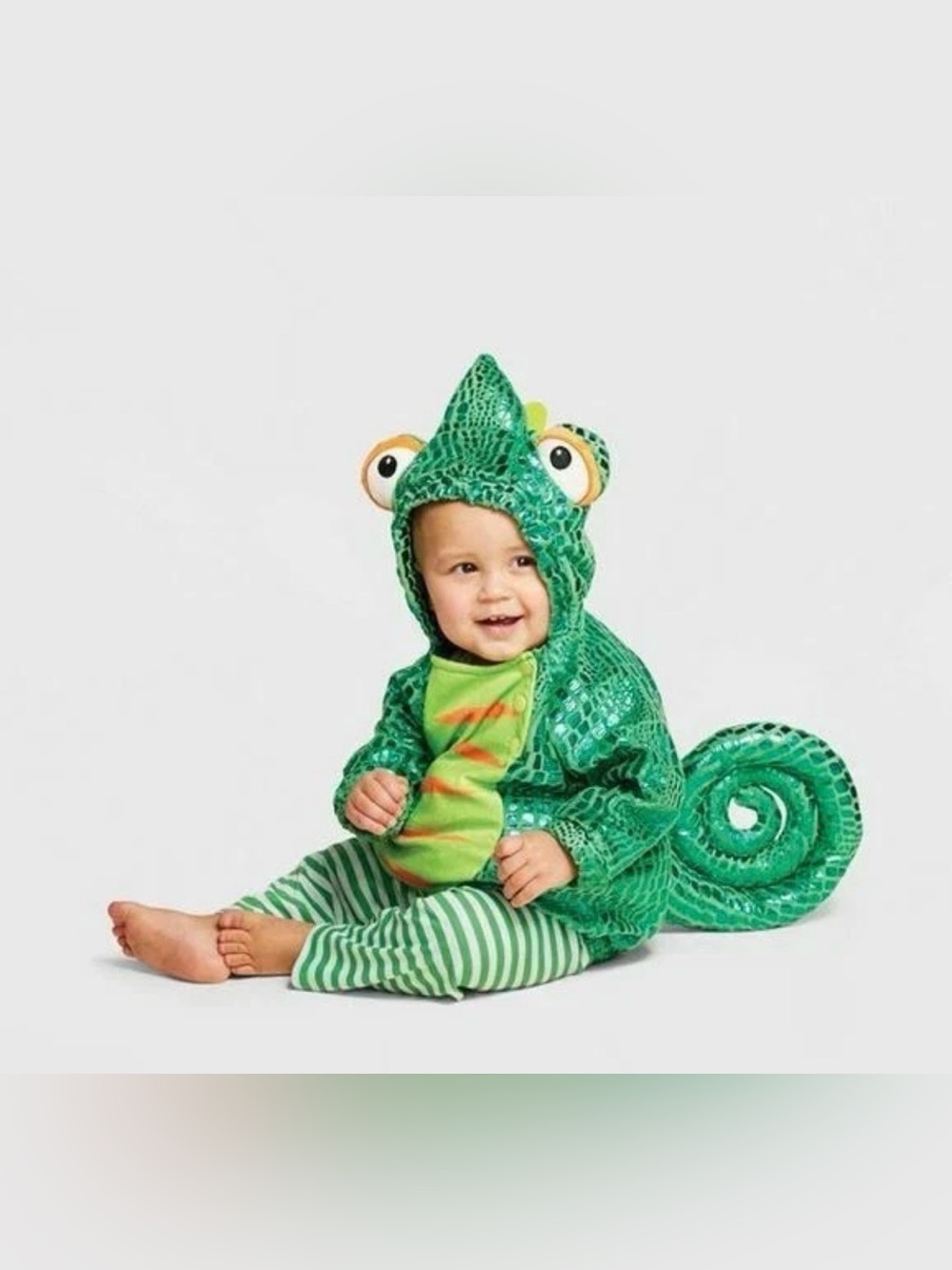 Chameleon Costume Baby 6-12 Months Hyde and Eek - No Tights .